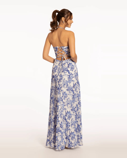 sweetheart a-line maxi prom dress - image 2