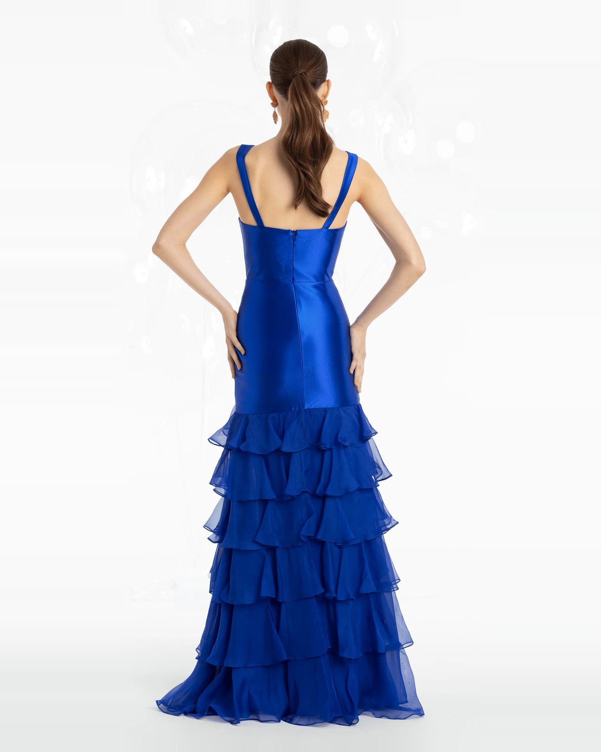 mermaid maxi prom dress - image 2