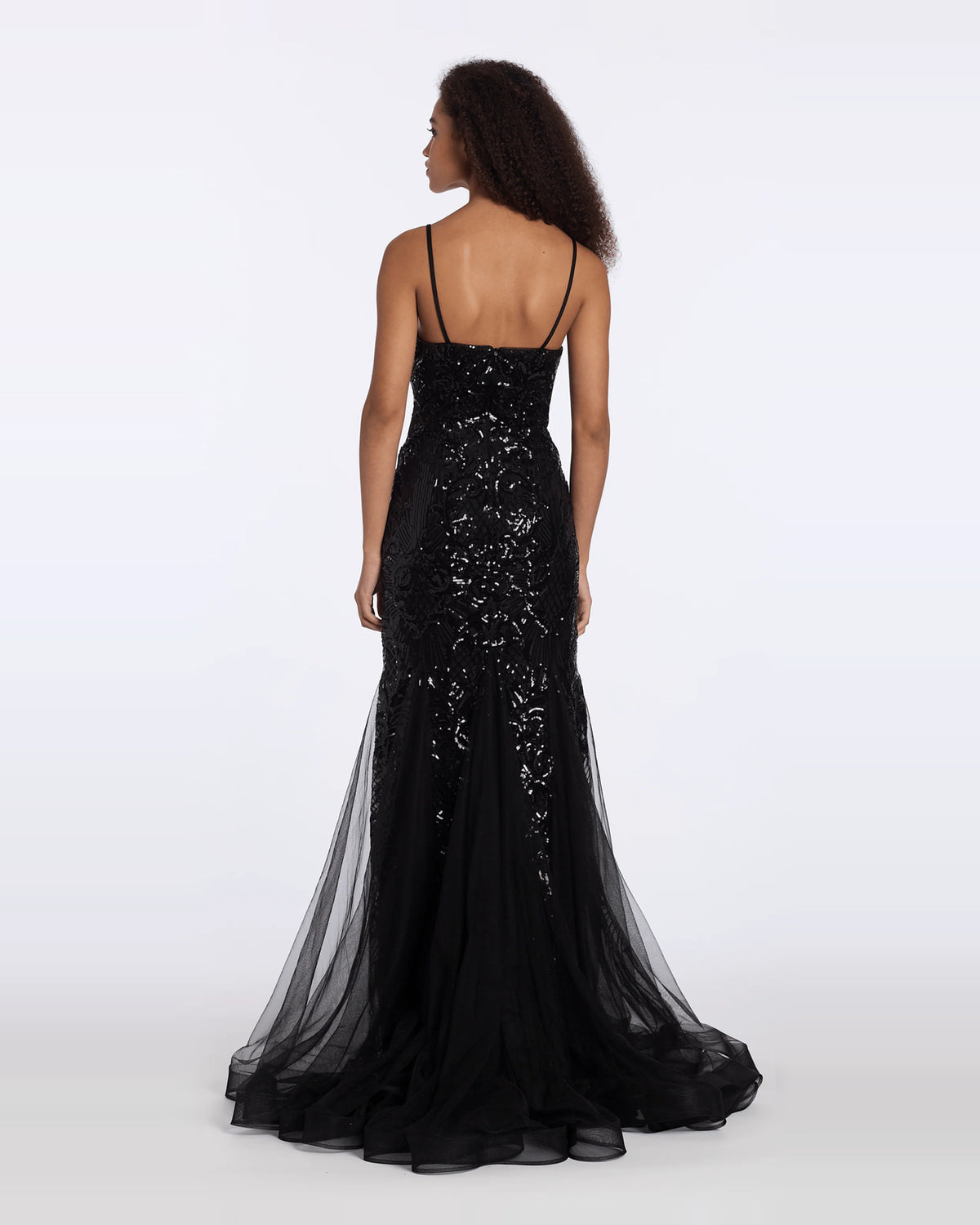 sweetheart trumpet maxi prom dress - image 2