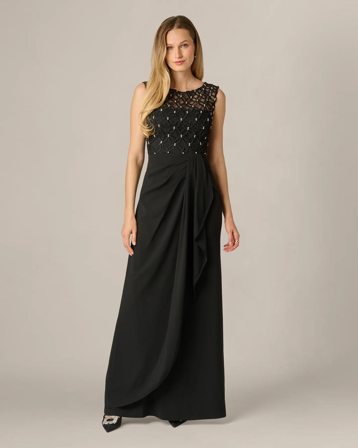 a-line maxi mother of the bride dress - image 2