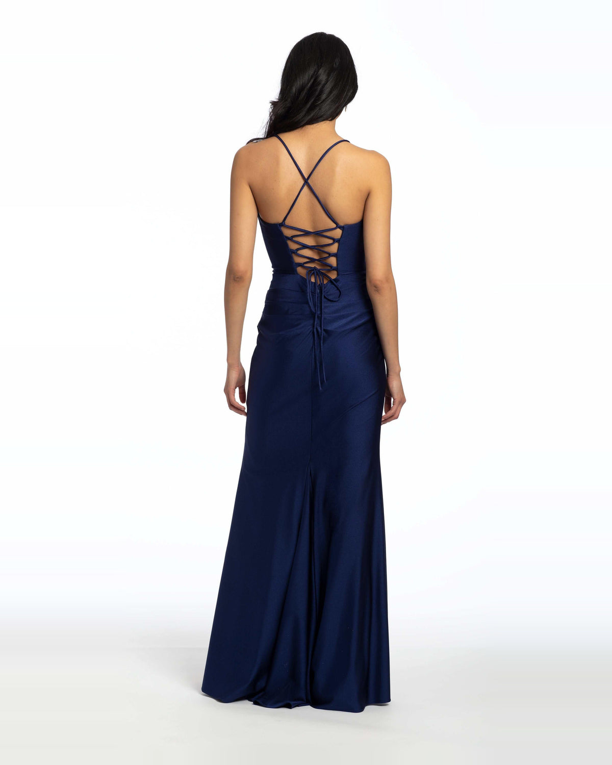 sweetheart column maxi prom dress - image 2