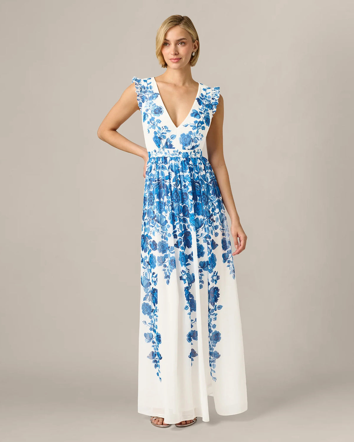 a-line maxi mother of the bride dress - image 2