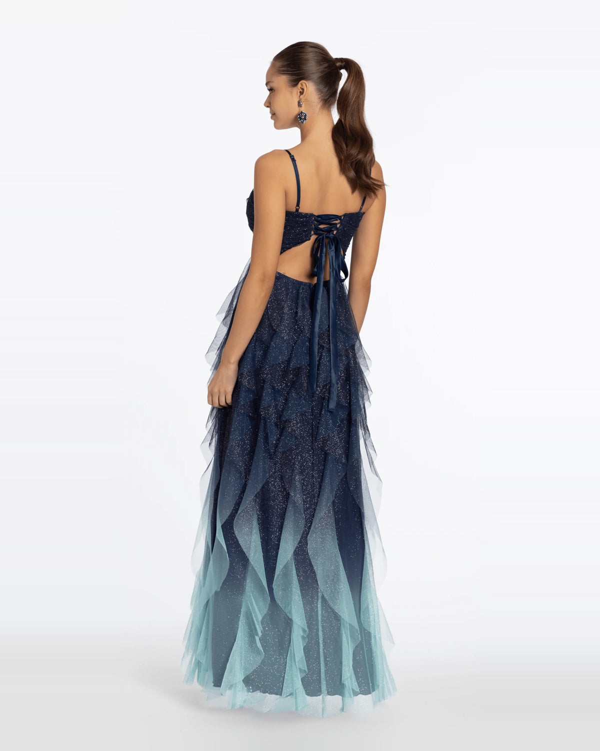 sweetheart a-line maxi prom dress - image 2