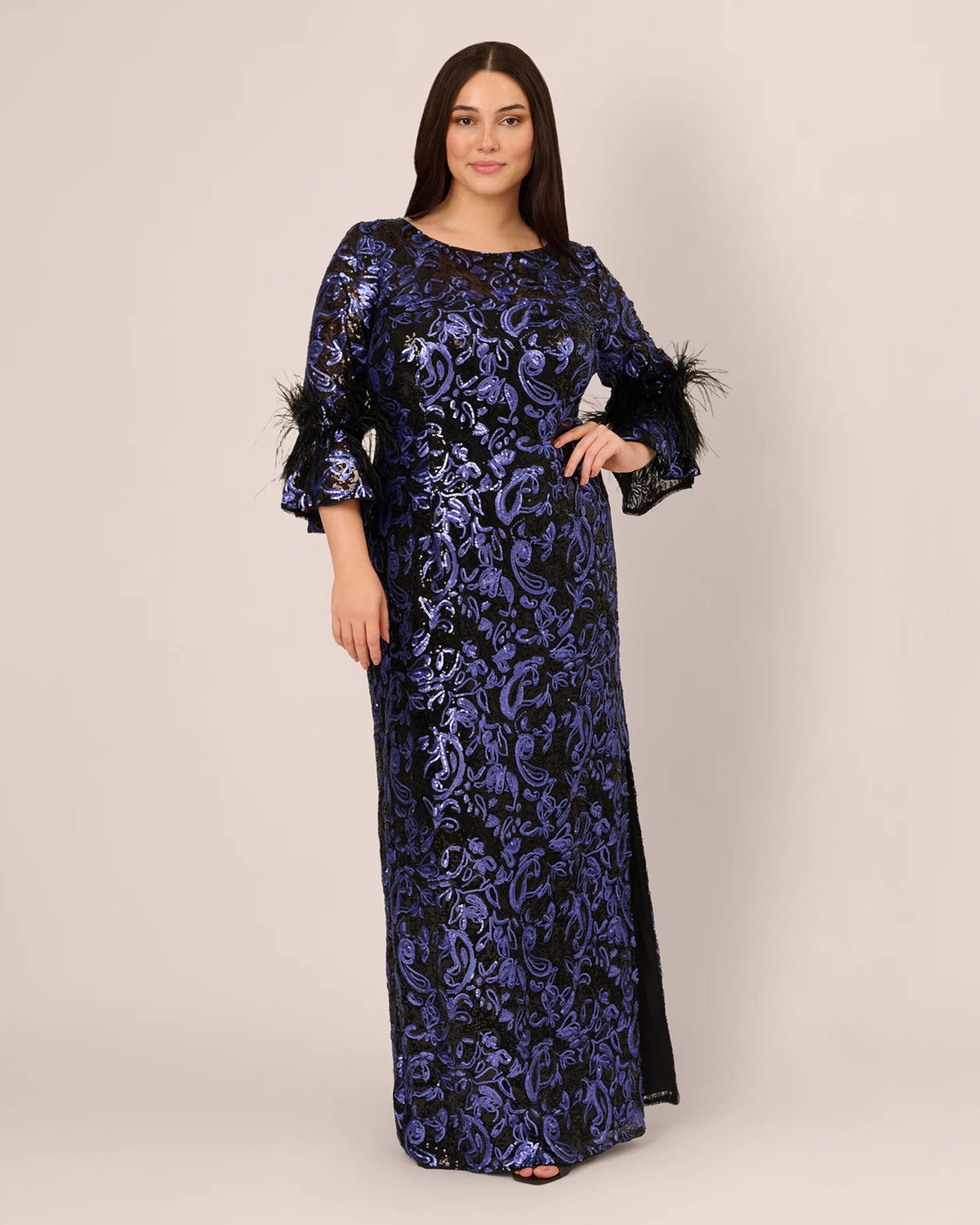 a-line maxi mother of the bride dress - image 2