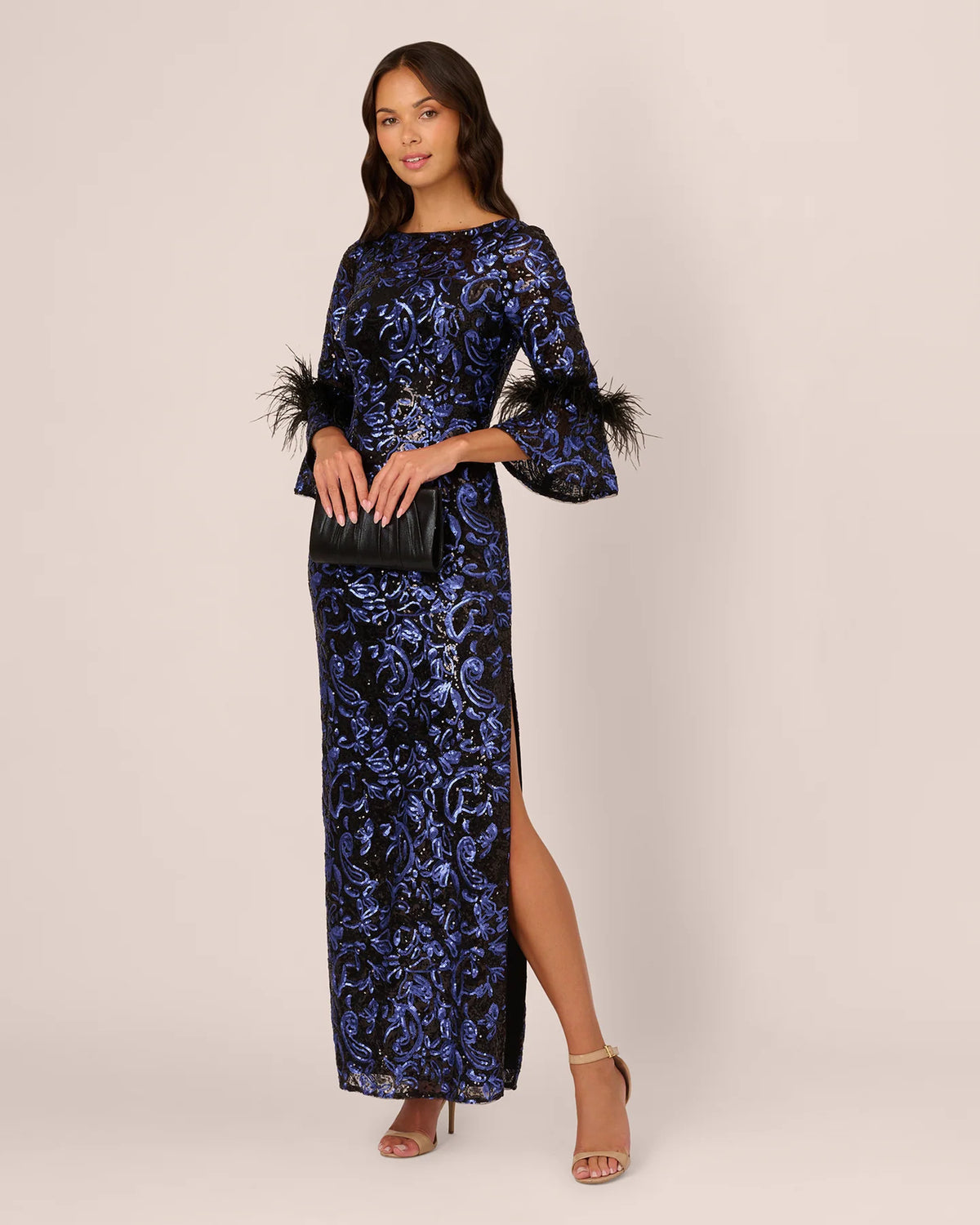 a-line maxi mother of the bride dress - image 2