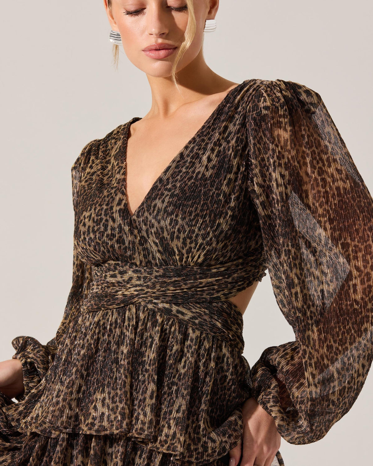 spaghetti strap a-line maxi formal dress - image 2