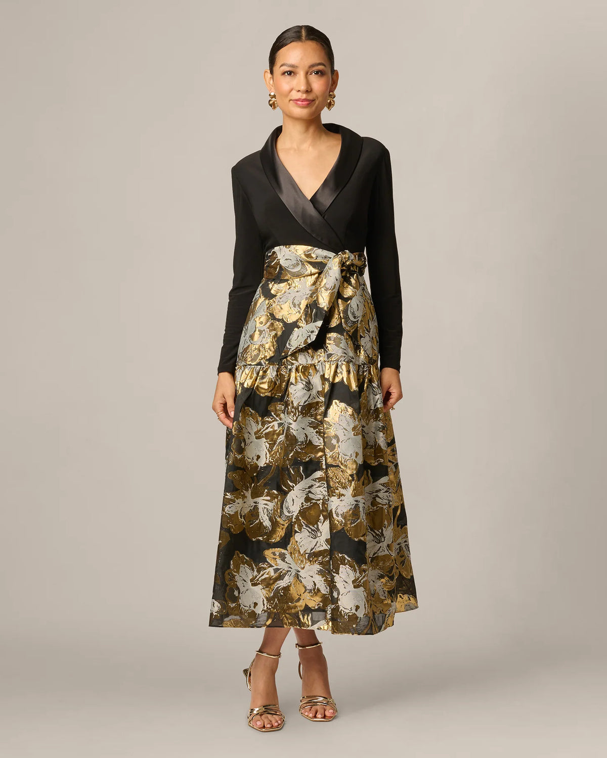 a-line maxi mother of the bride dress - image 2