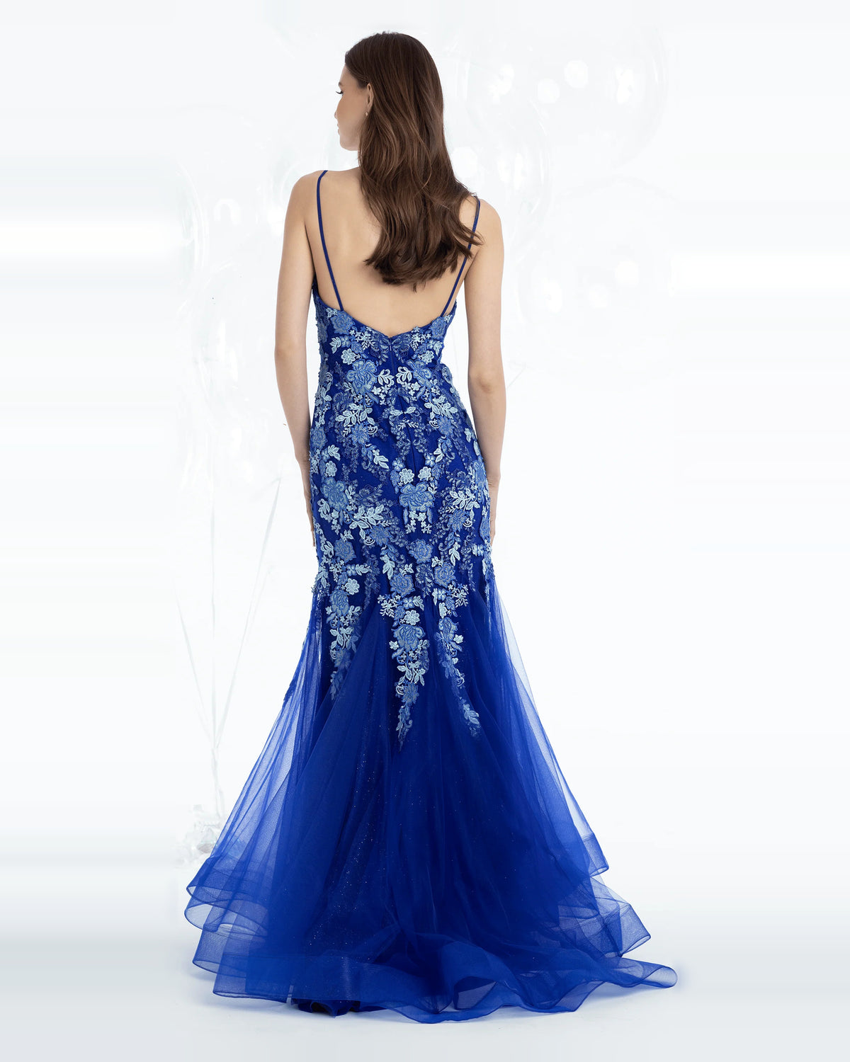 sweetheart mermaid maxi prom dress - image 2