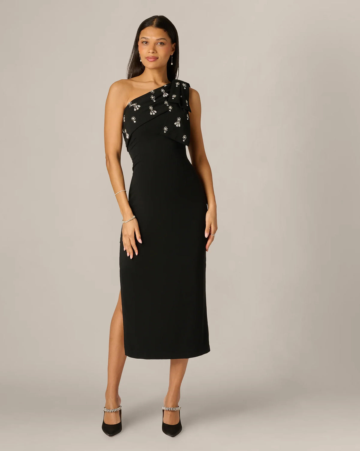 a-line midi mother of the bride dress - image 2