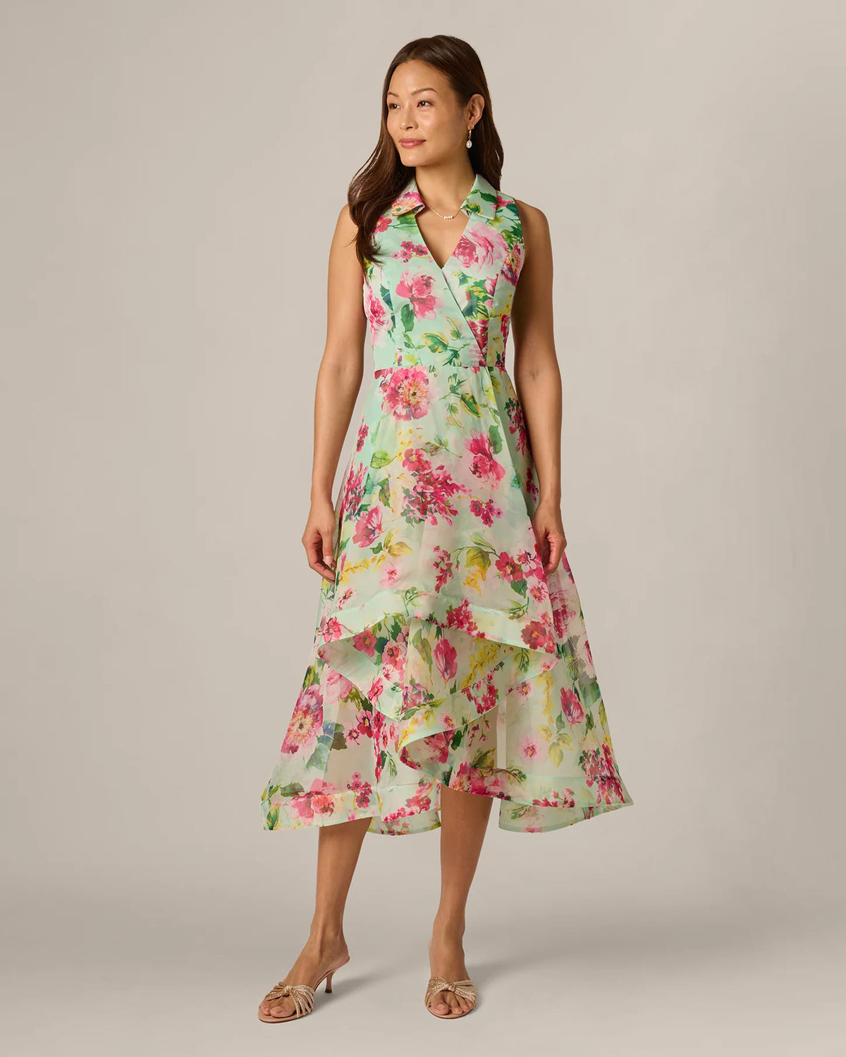 a-line midi mother of the bride dress - image 2