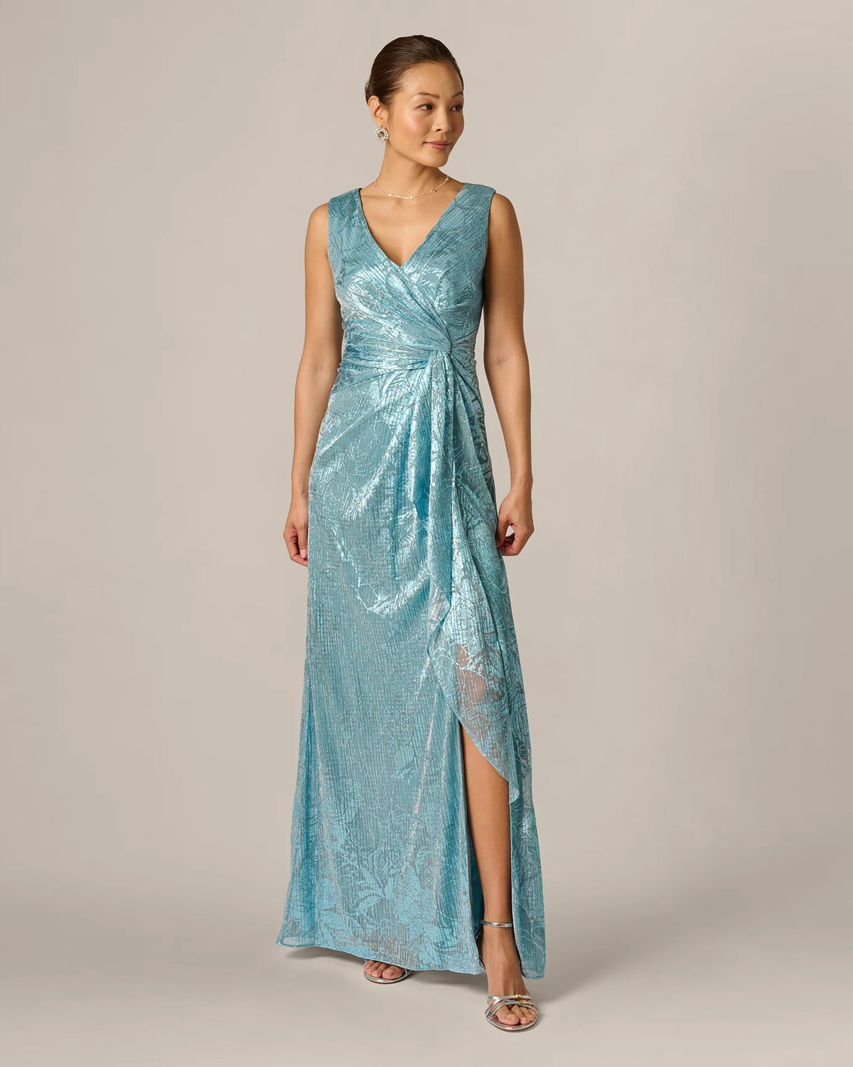 a-line maxi mother of the bride dress - image 2