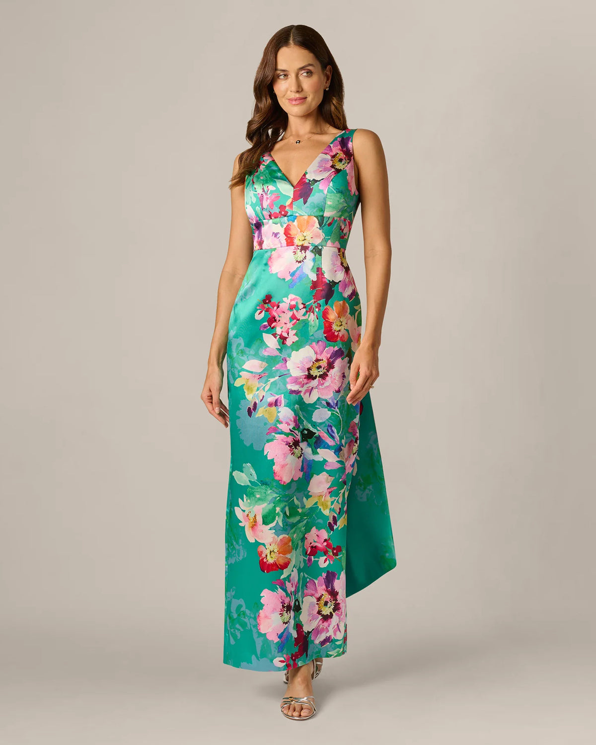 sheath maxi mother of the bride dress - image 2