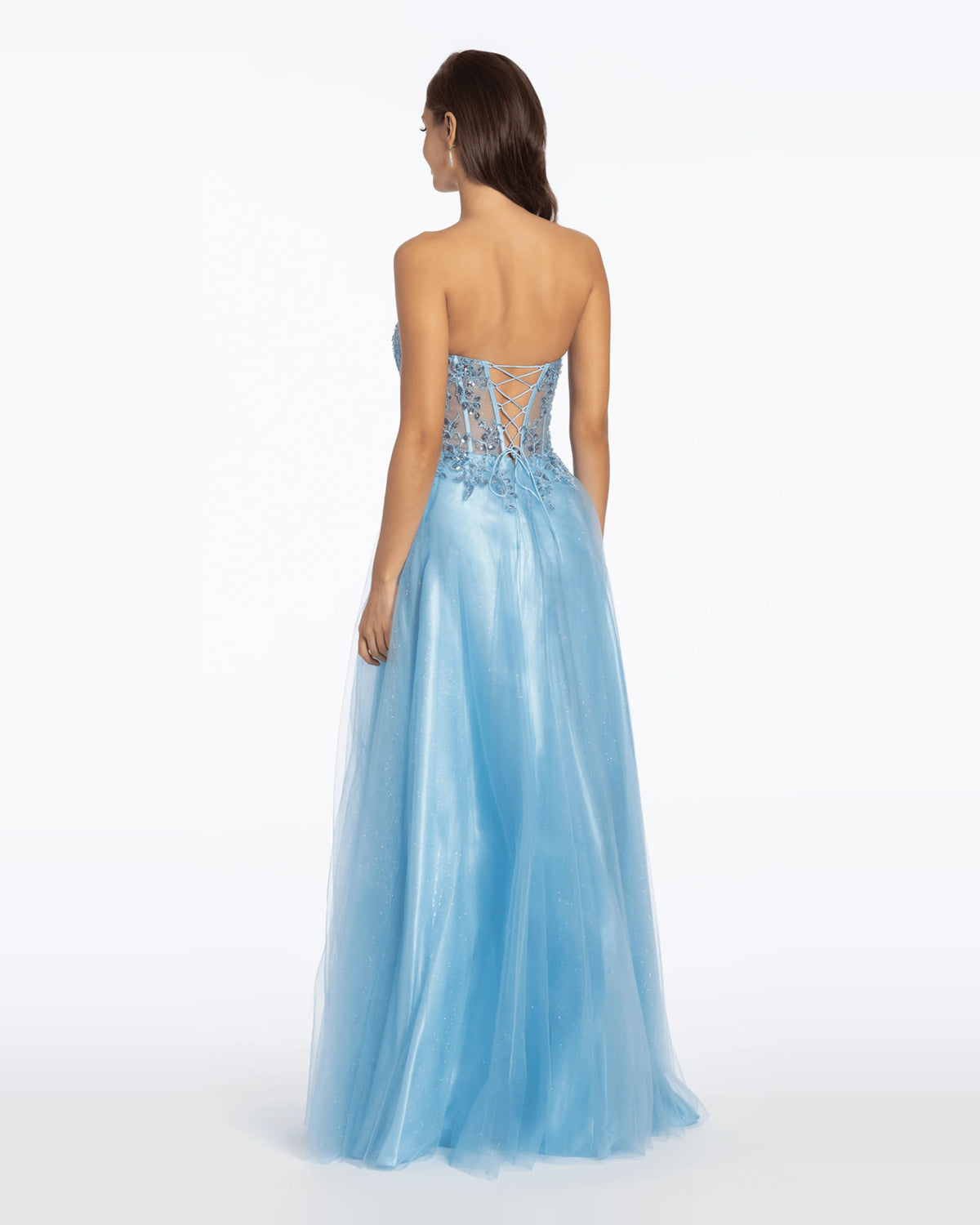 sweetheart ball-gown maxi prom dress - image 2