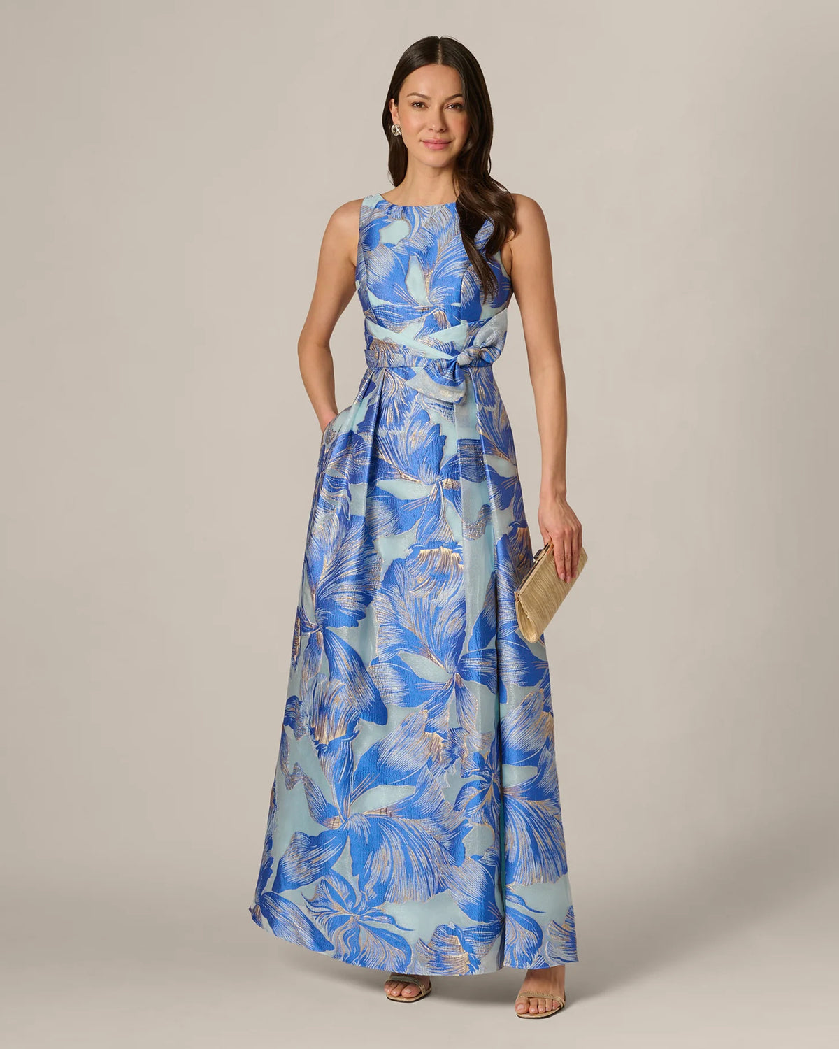 a-line maxi mother of the bride dress - image 2