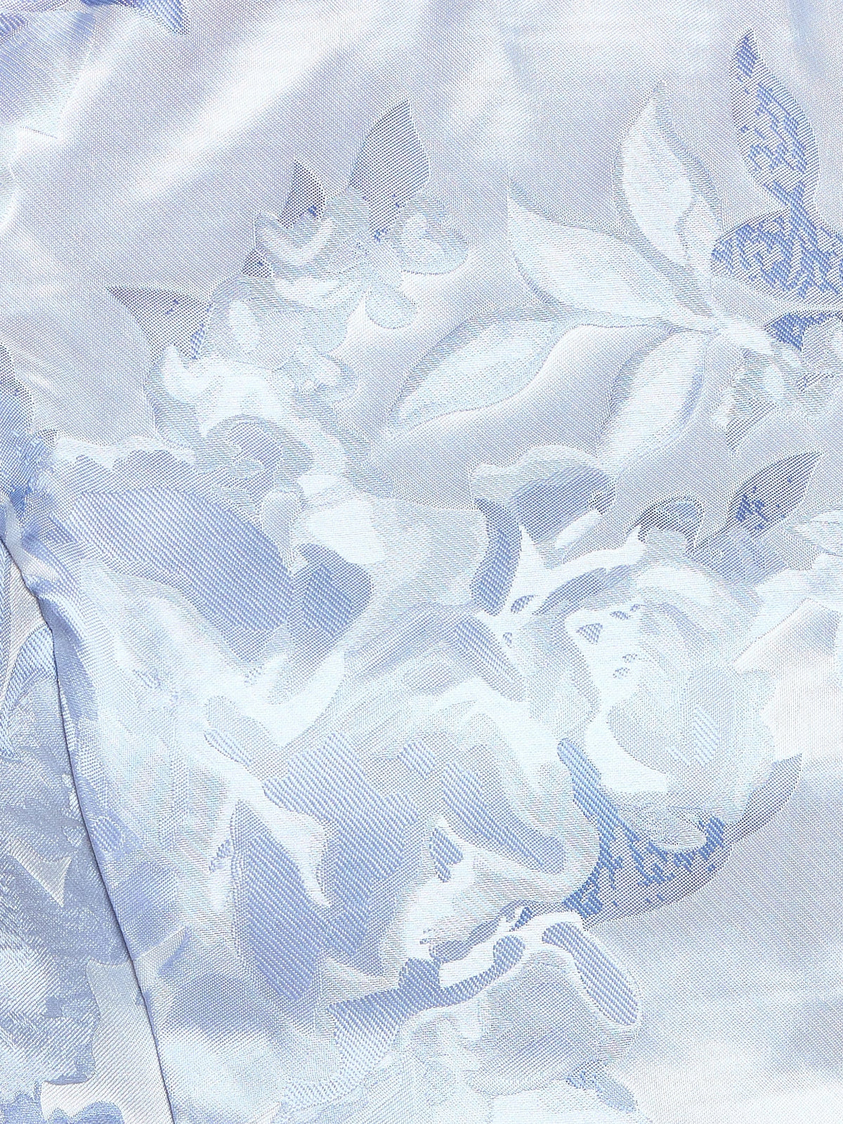 Sky Blue mini homecoming dress, back view showing the rear of the dress