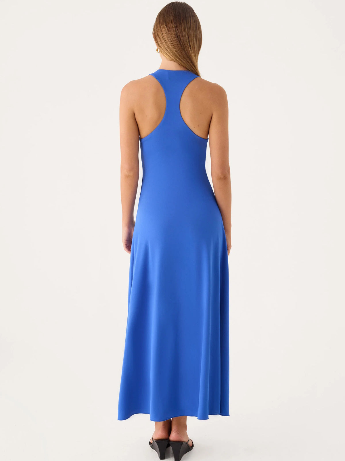 Cobalt midi formal dress, alternate view