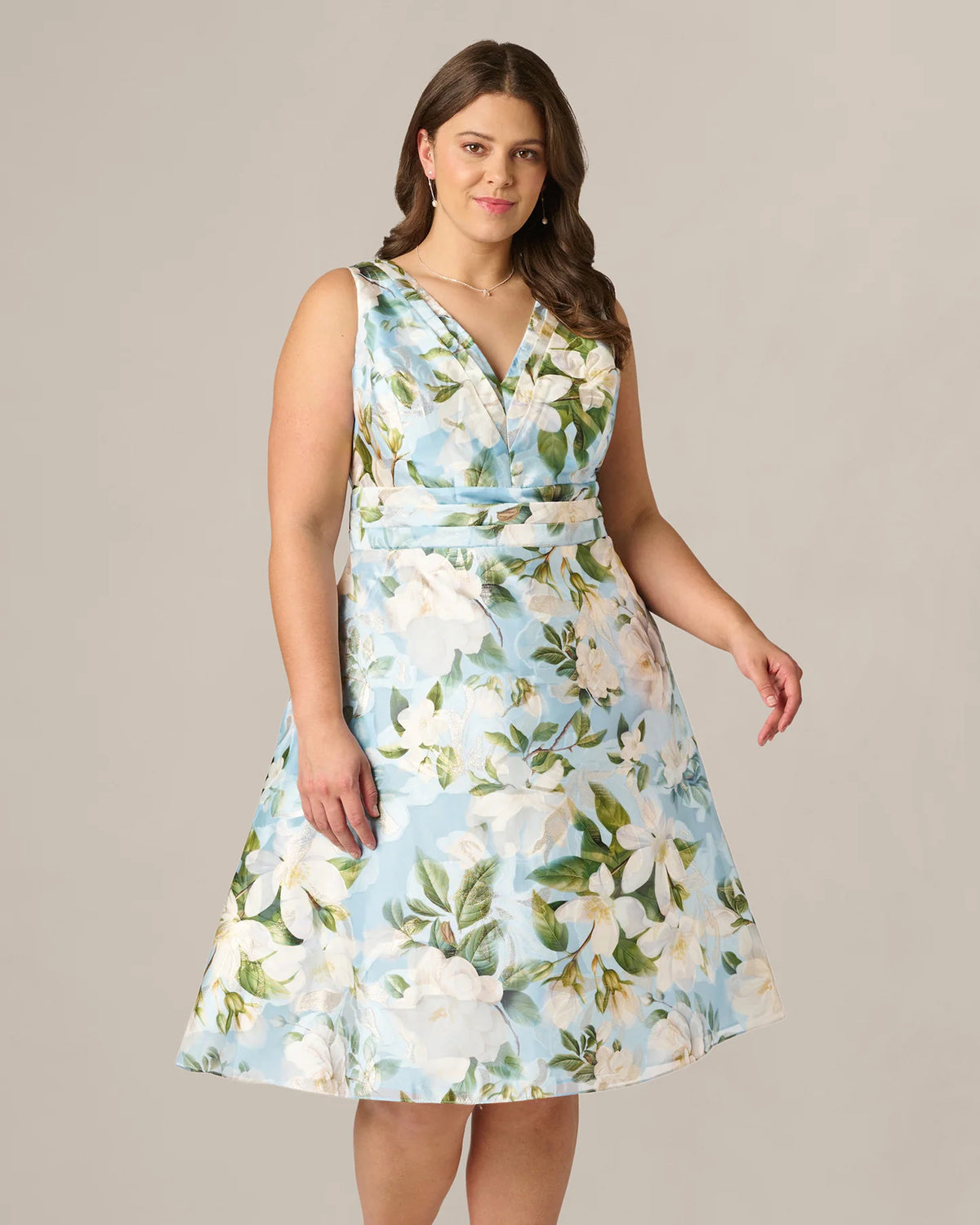 a-line midi mother of the bride dress - image 2