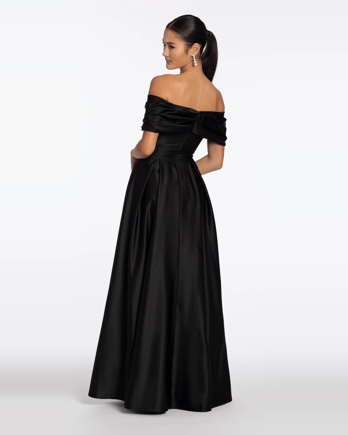 strapless ball-gown maxi prom dress - image 2
