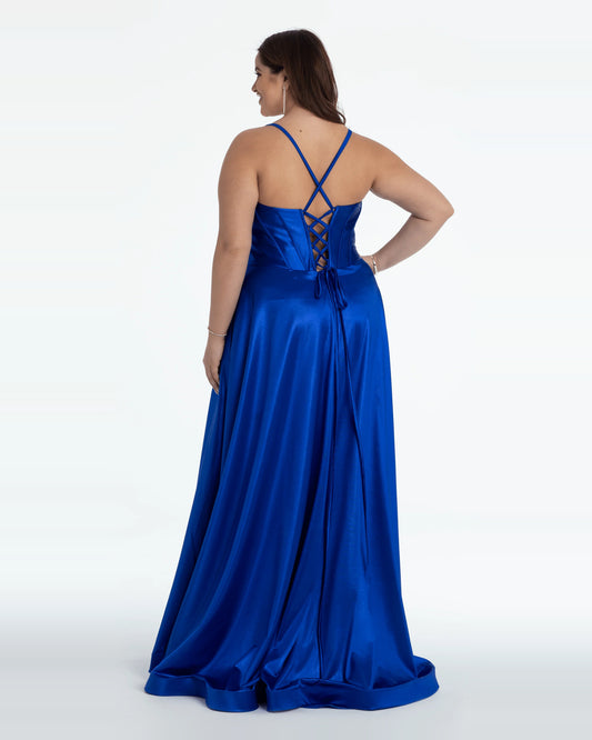 ball-gown floor-length prom dress - image 2
