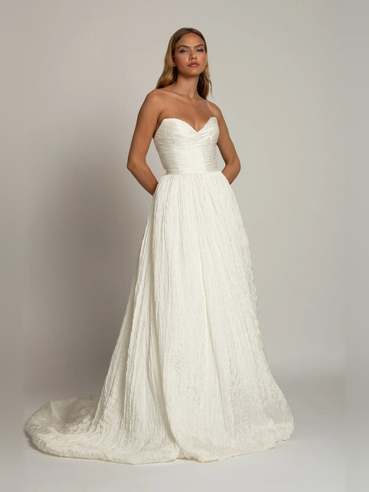 sweetheart ball-gown floor-length formal dress - image 2
