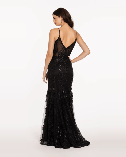 sweetheart mermaid maxi prom dress - image 2