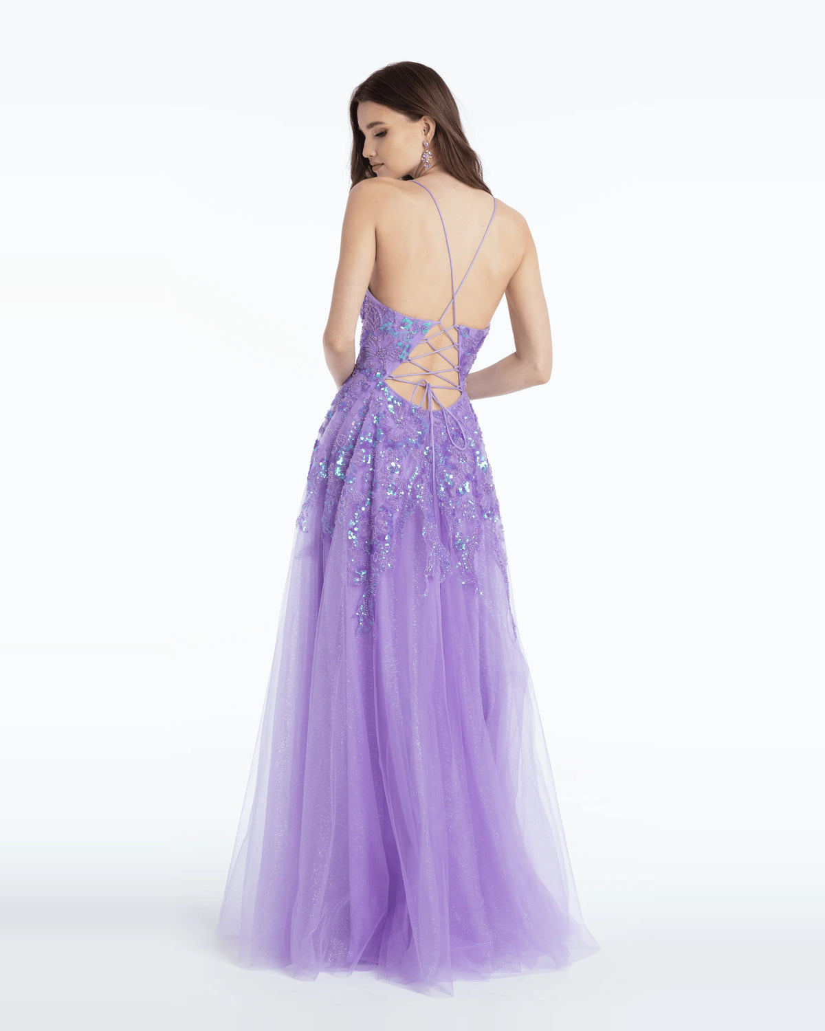 sweetheart ball-gown floor-length prom dress - image 2