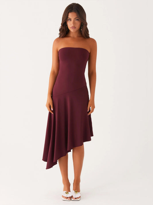 Mulberry midi formal dress, alternate view