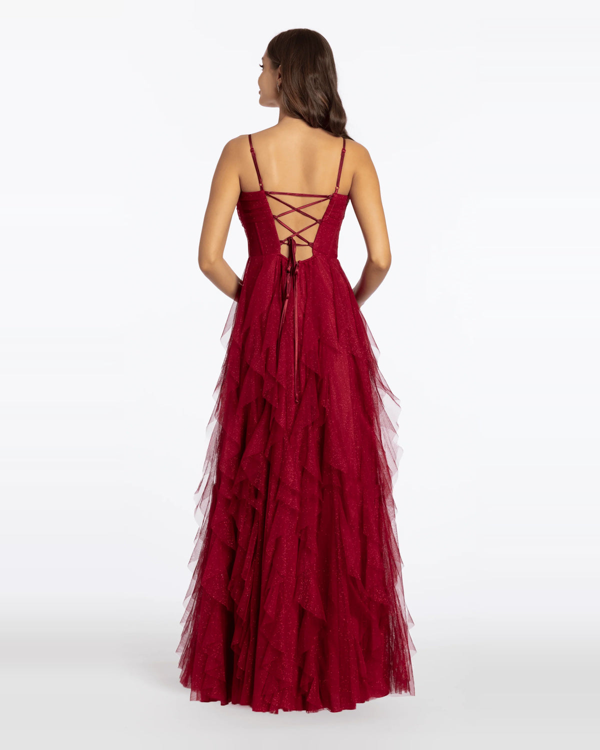 sweetheart a-line maxi prom dress - image 2
