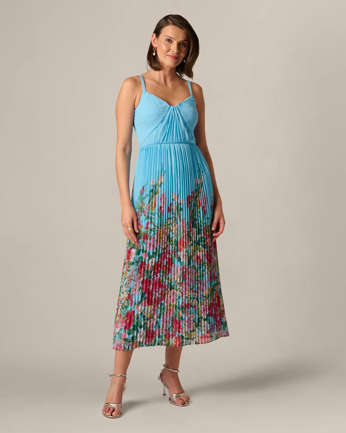 a-line midi mother of the bride dress - image 2