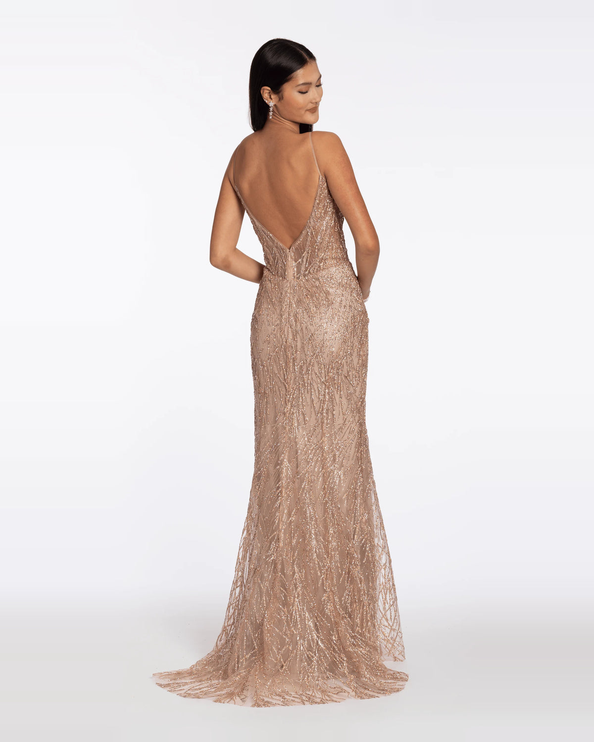 sweetheart trumpet maxi prom dress - image 2