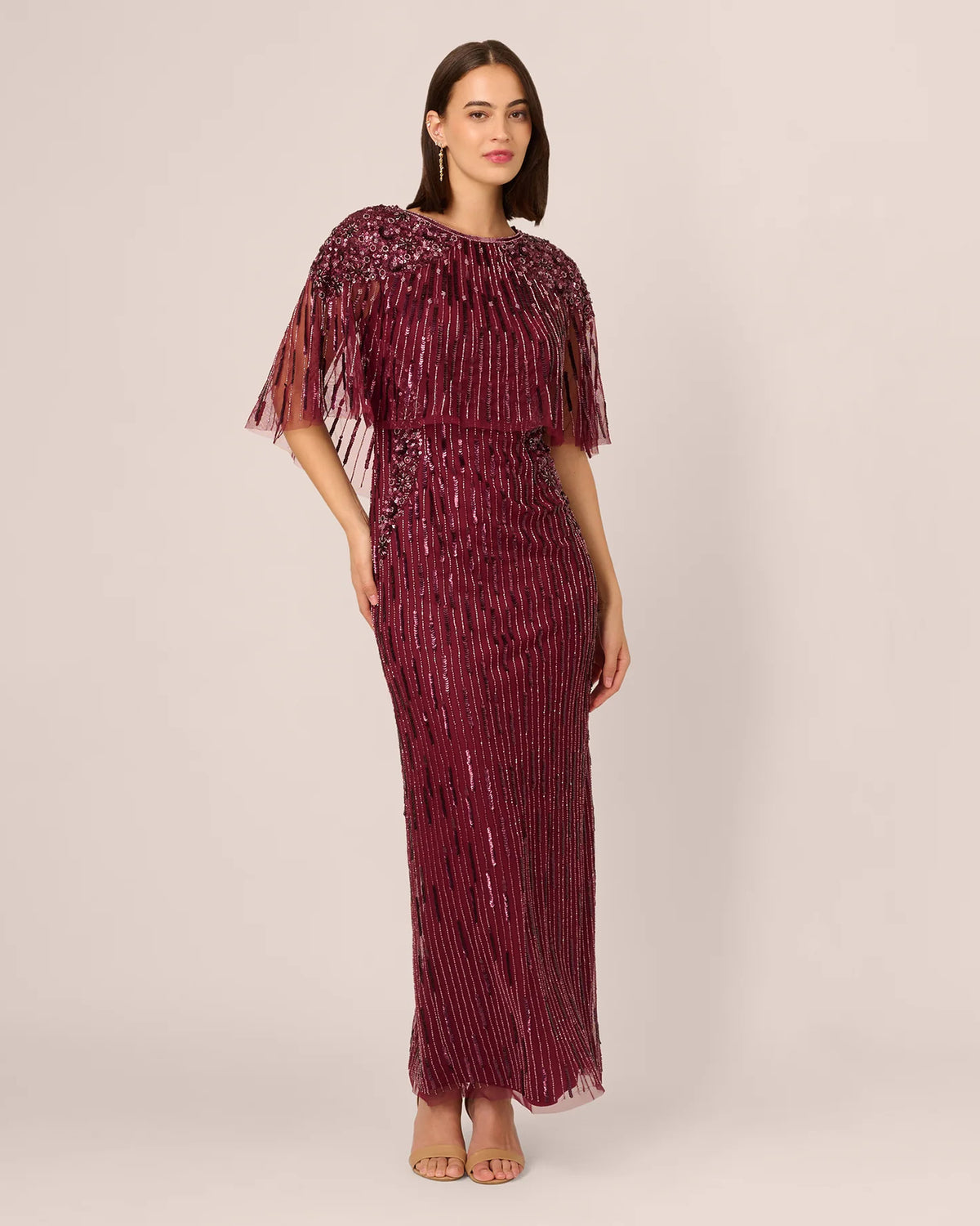 sheath maxi mother of the bride dress - image 2