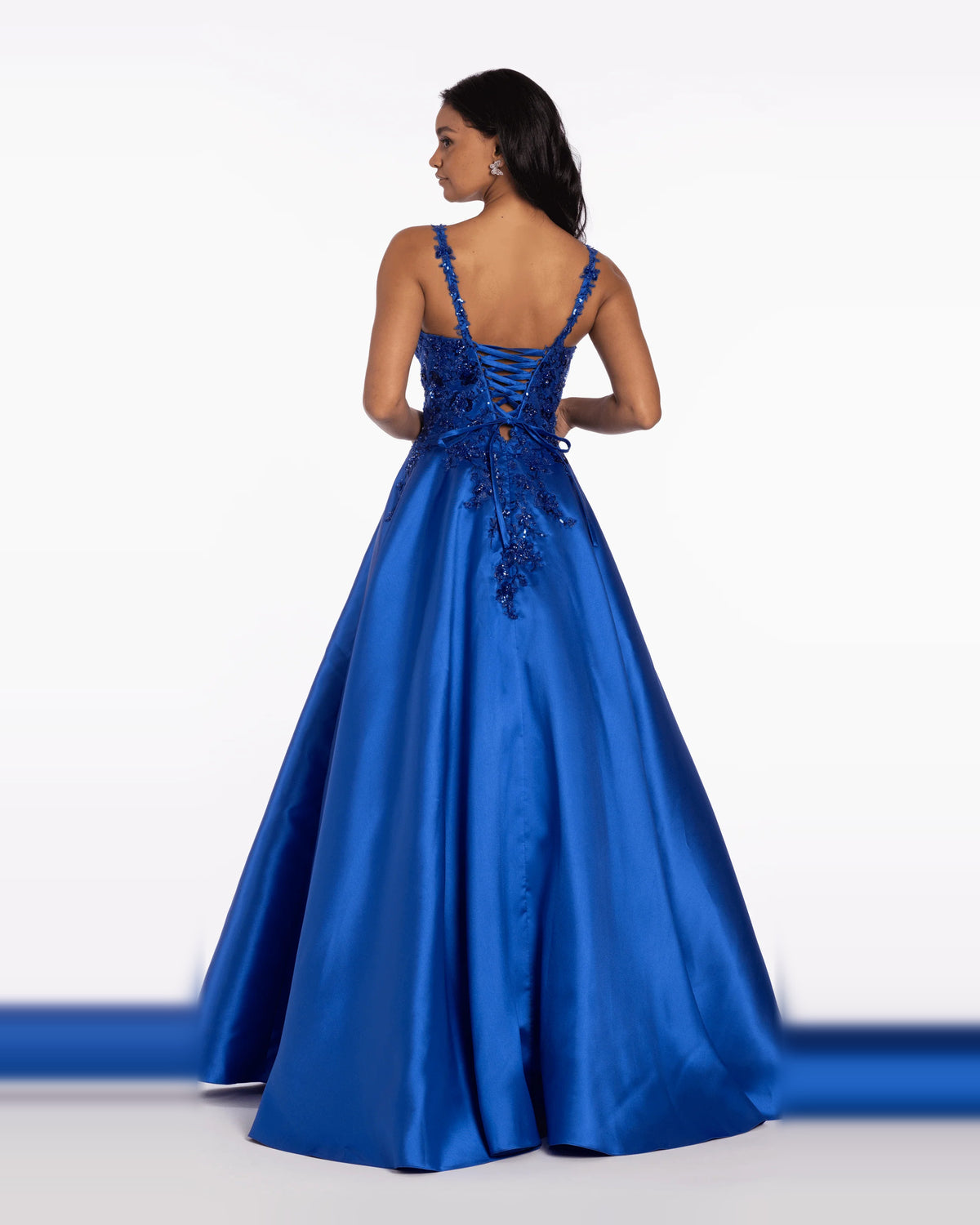 sweetheart ball-gown floor-length prom dress - image 2