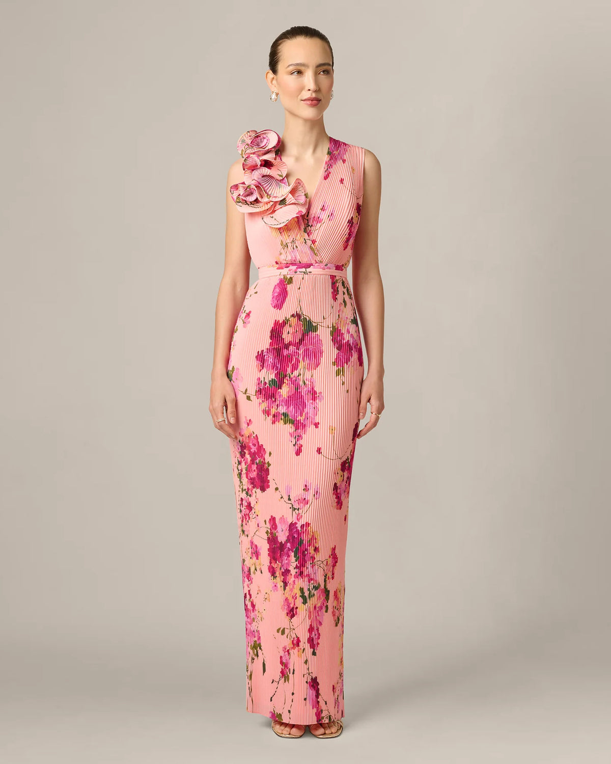 a-line maxi mother of the bride dress - image 2