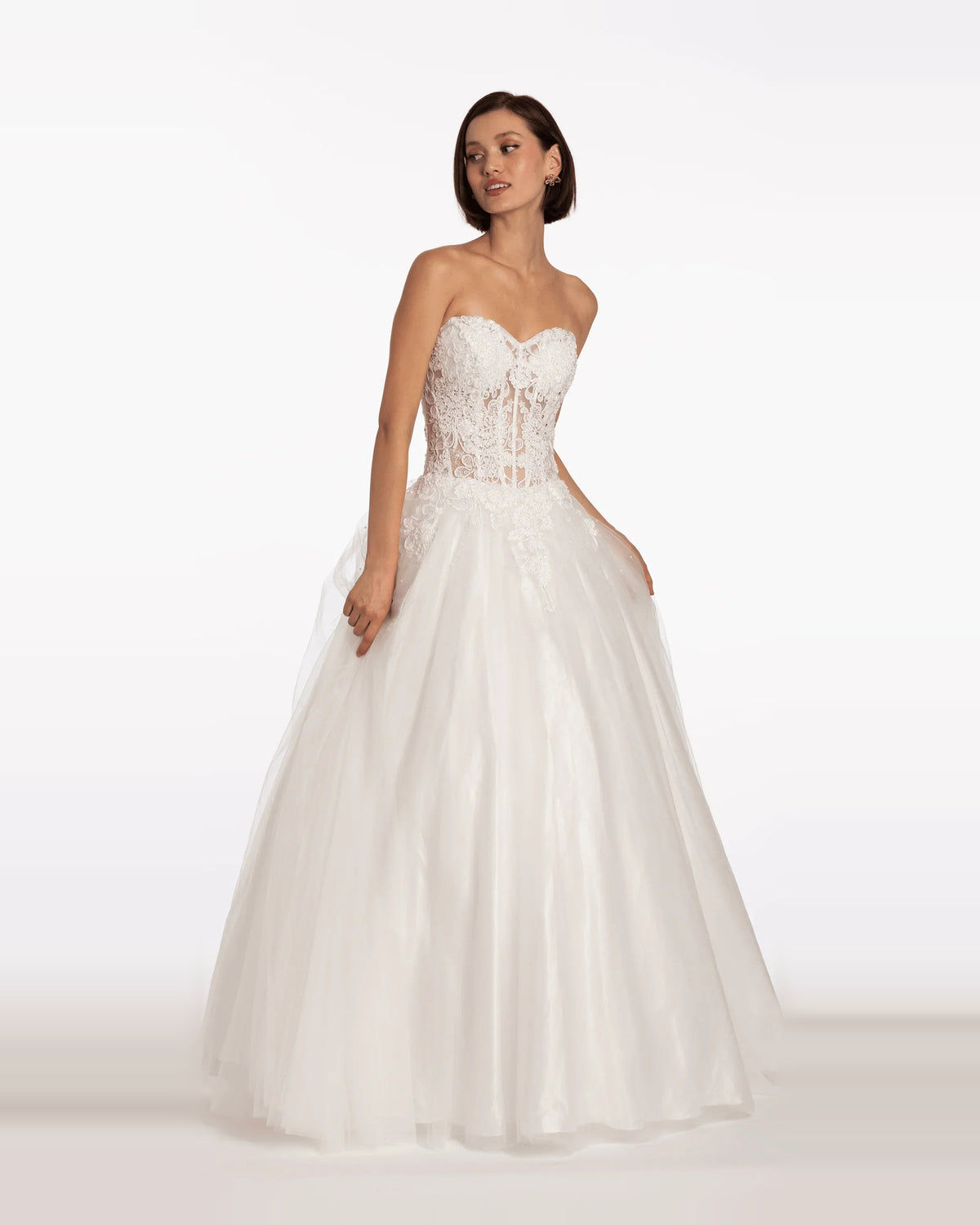 sweetheart ball-gown floor-length prom dress - image 3