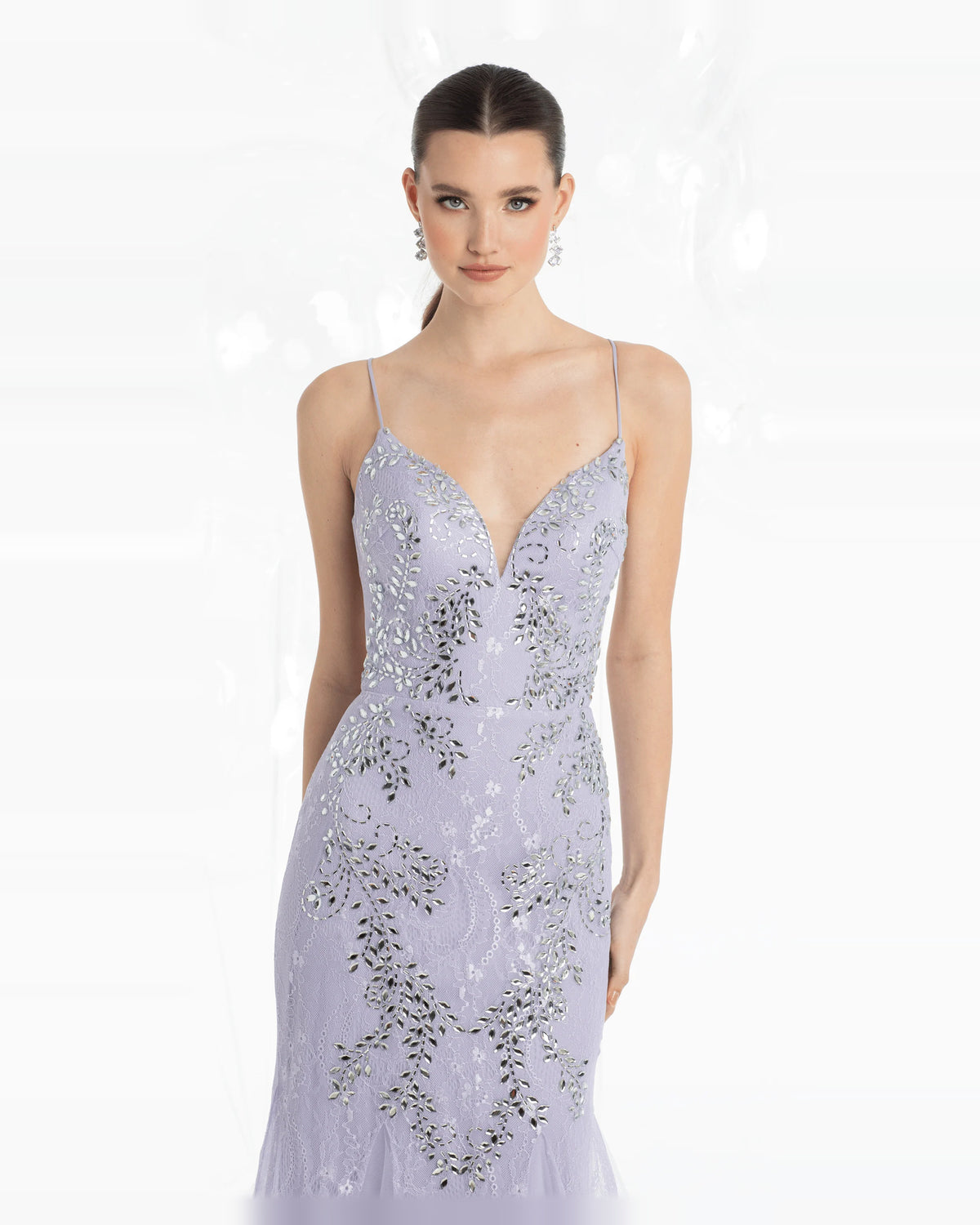 mermaid maxi prom dress - image 3
