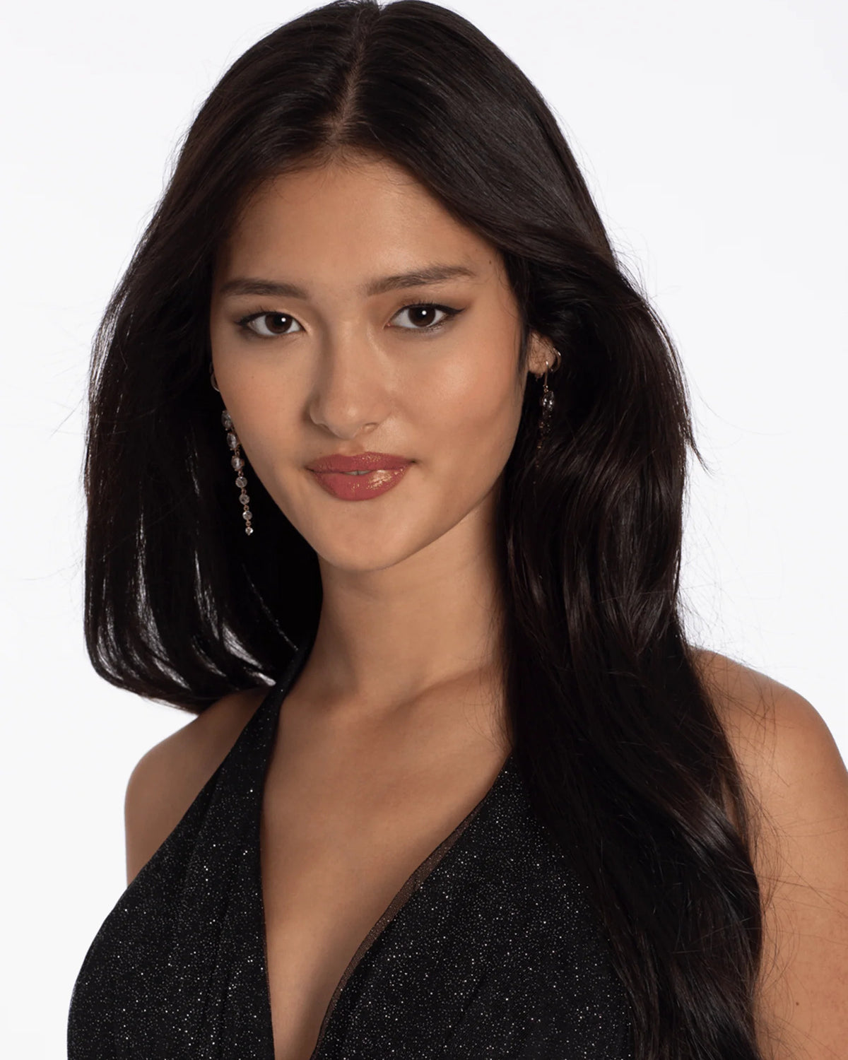 halter neck fit-and-flare maxi homecoming dress - image 3