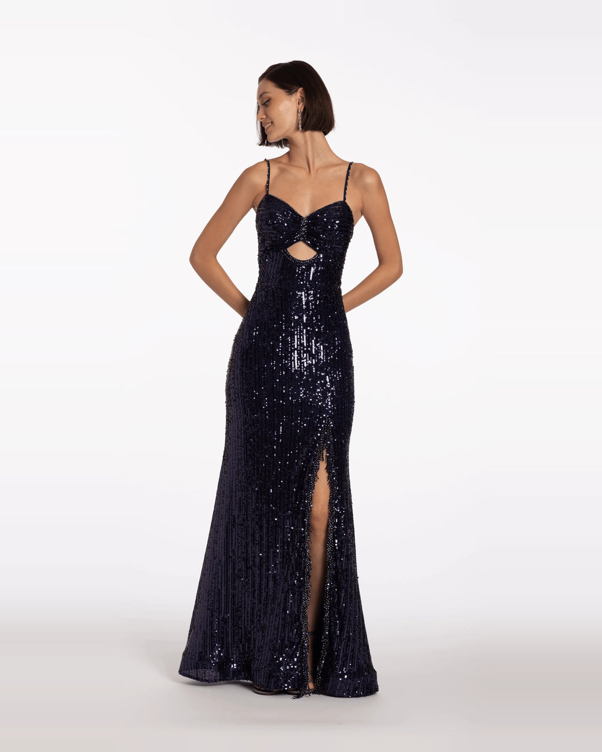 sweetheart trumpet maxi prom dress - image 3