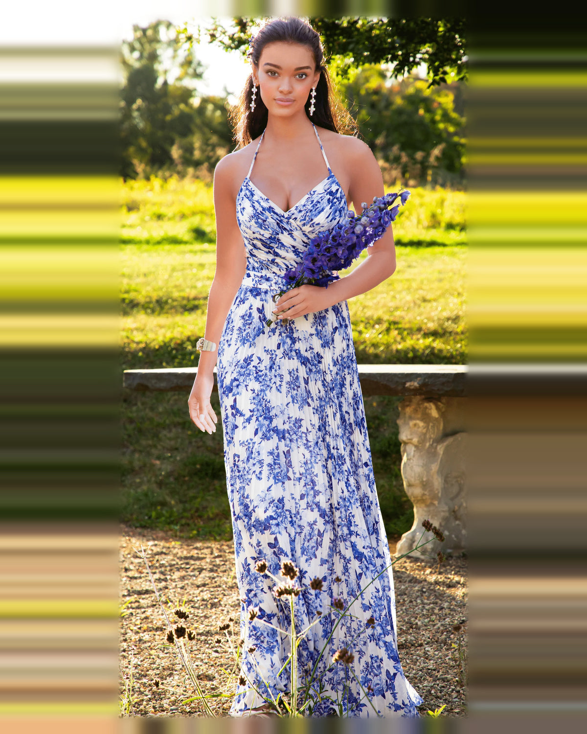 sweetheart a-line maxi prom dress - image 3