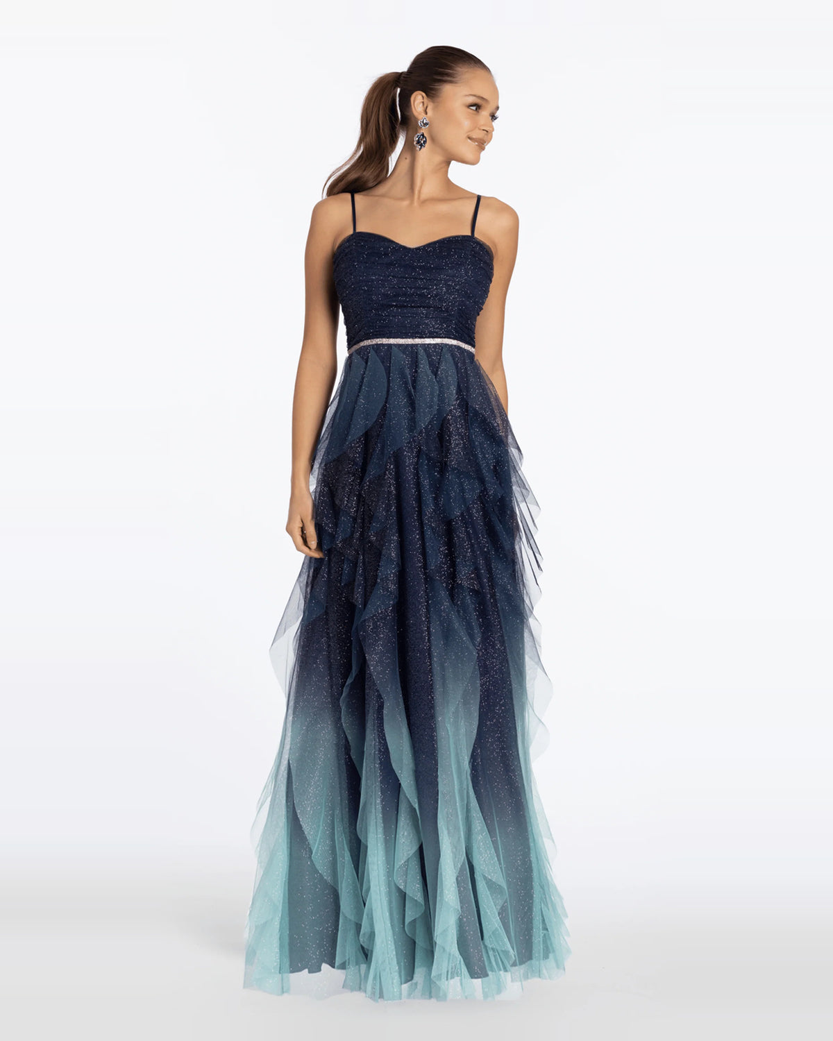 sweetheart a-line maxi prom dress - image 3