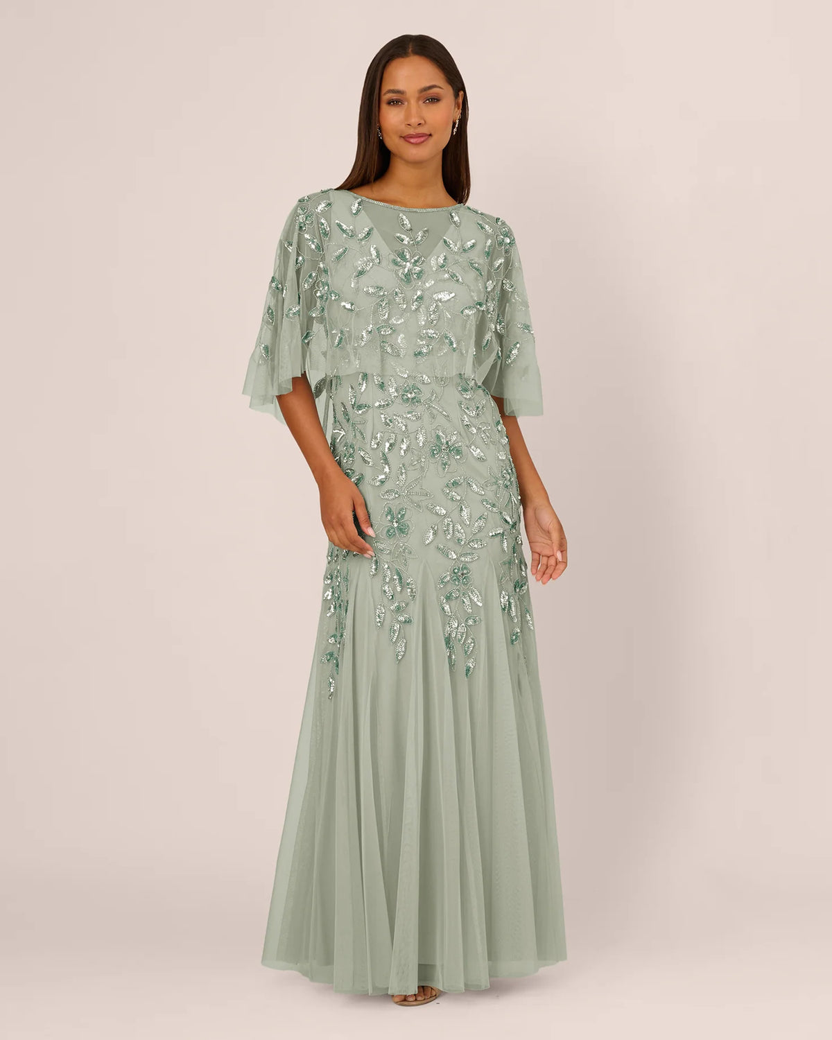 a-line maxi mother of the bride dress - image 3