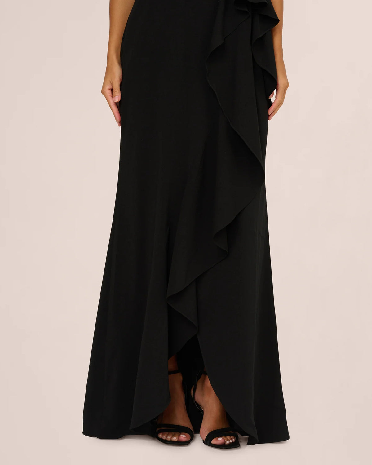 strapless a-line maxi mother of the bride dress - image 3