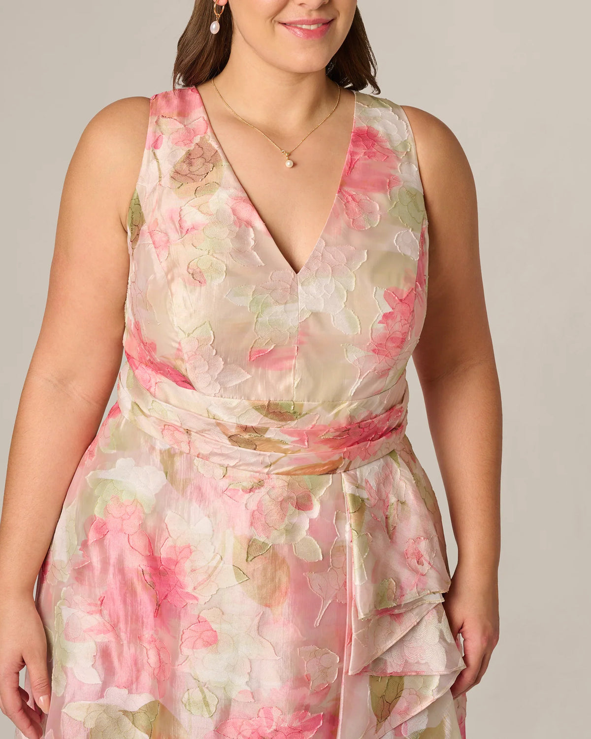 a-line midi mother of the bride dress - image 3