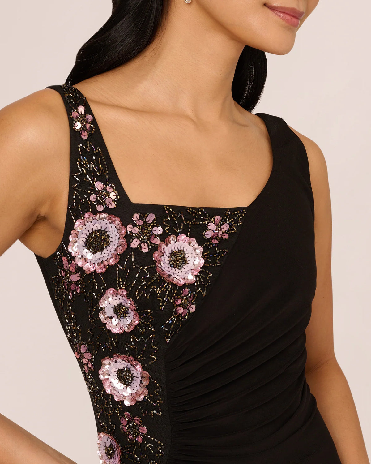 sleeveless a-line maxi mother of the bride dress - image 3