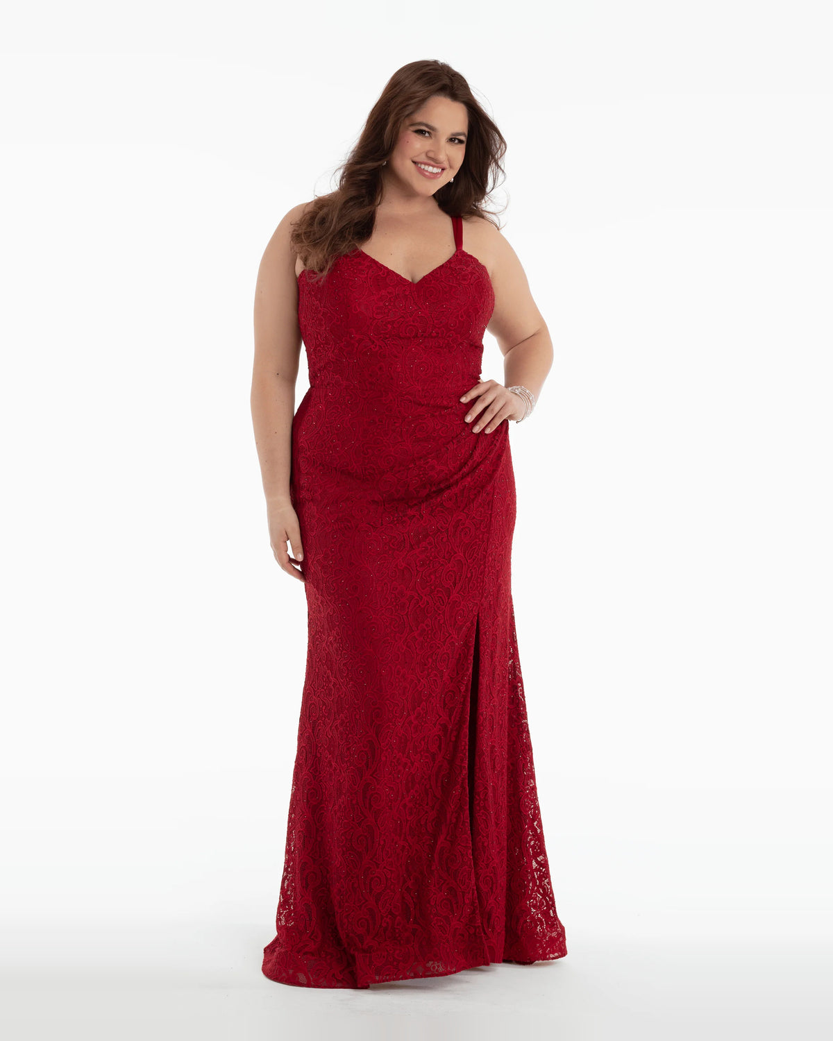 sweetheart column maxi prom dress - image 3