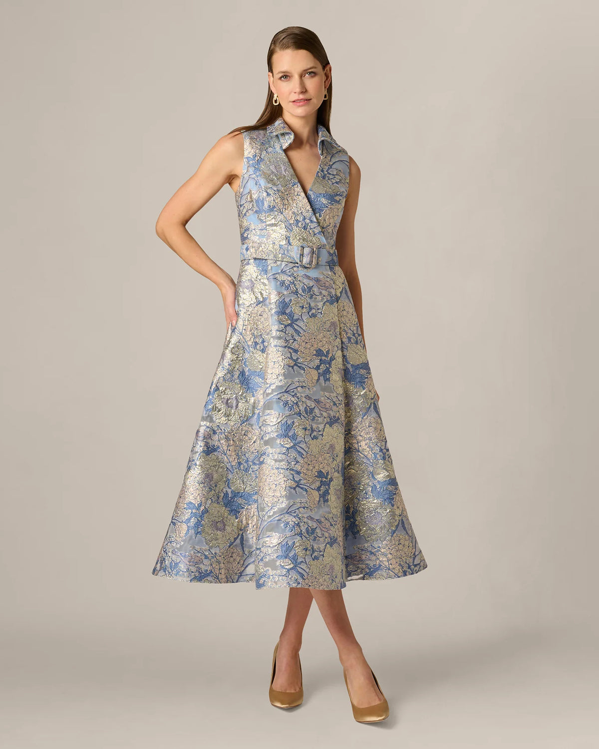 a-line midi mother of the bride dress - image 3