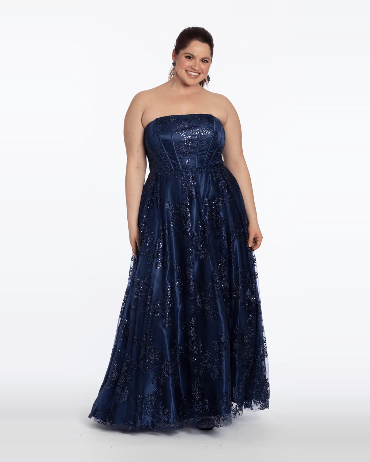 strapless ball-gown floor-length prom dress - image 3