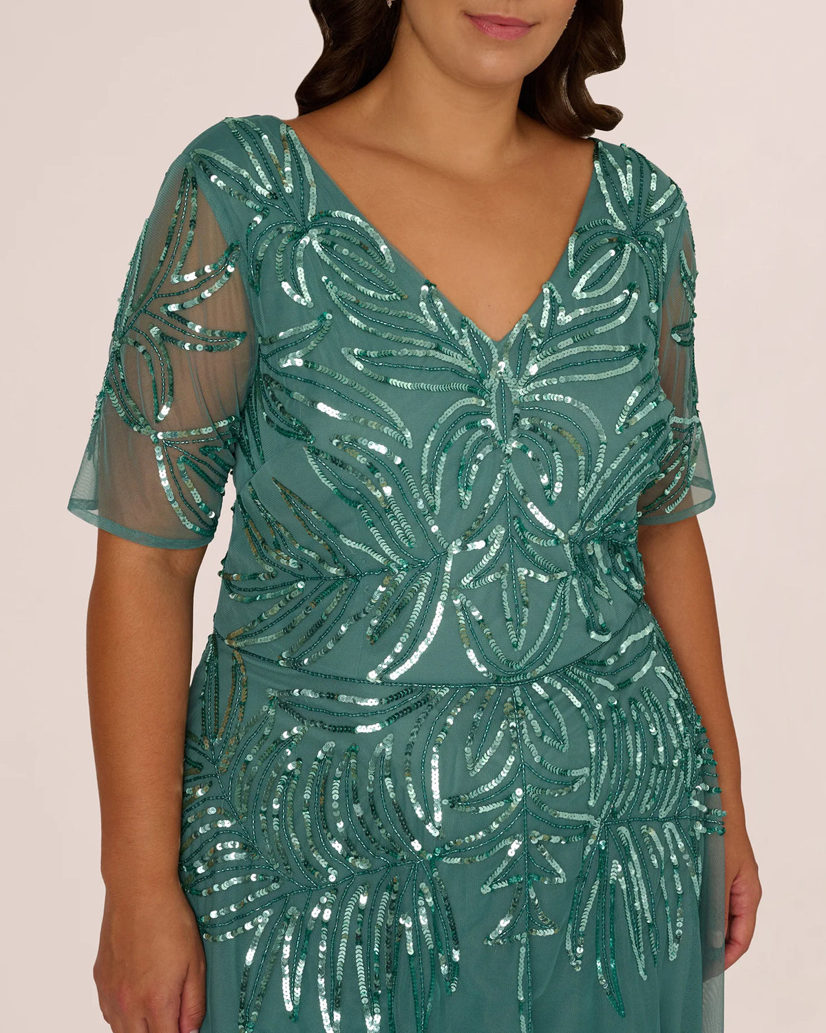 a-line maxi mother of the bride dress - image 3