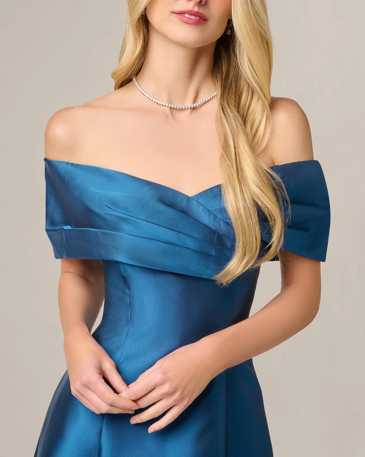 a-line maxi mother of the bride dress - image 3
