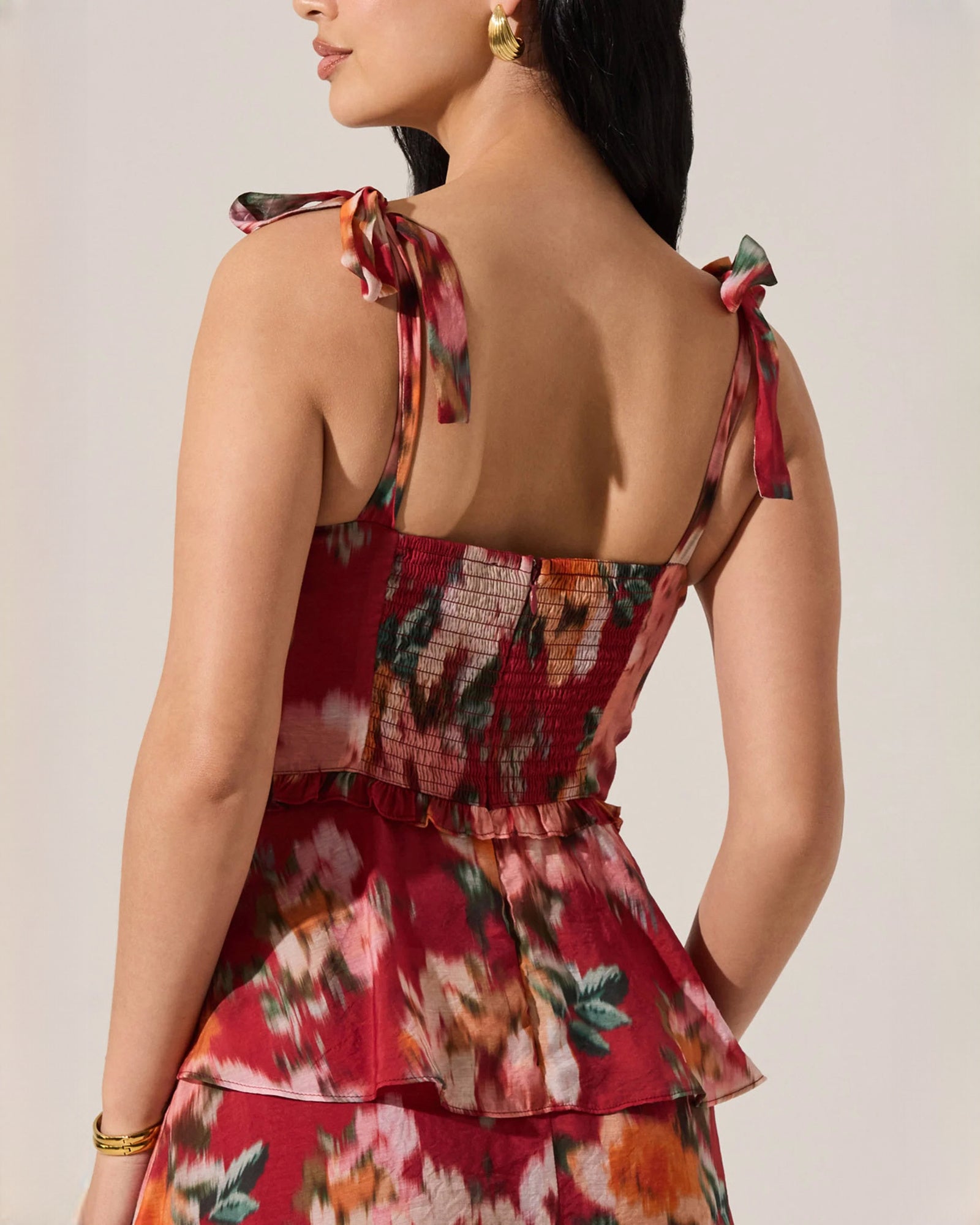 sweetheart chiffon a-line maxi bridesmaid dress - image 3