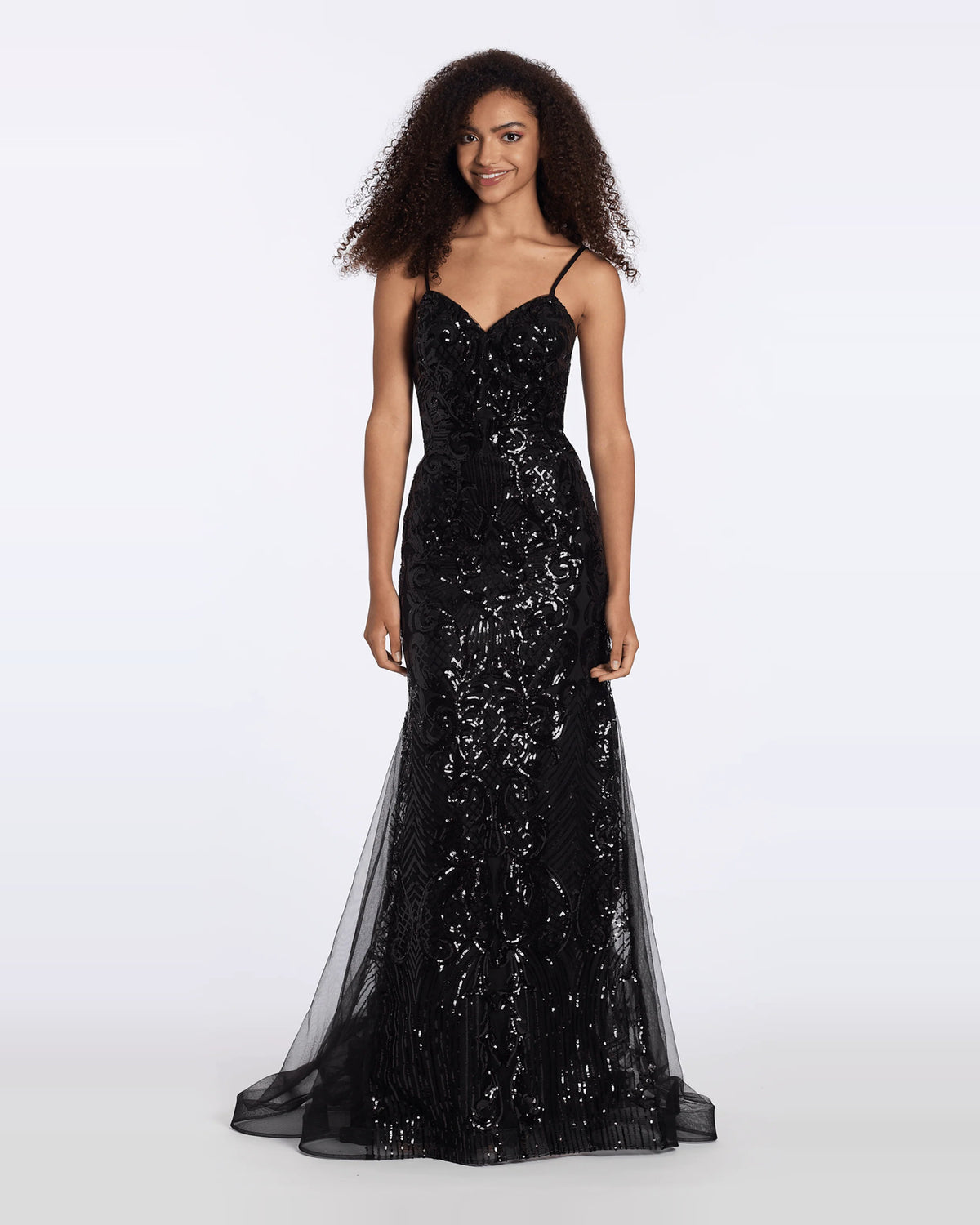 sweetheart trumpet maxi prom dress - image 3
